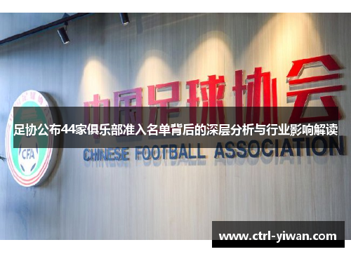 足协公布44家俱乐部准入名单背后的深层分析与行业影响解读